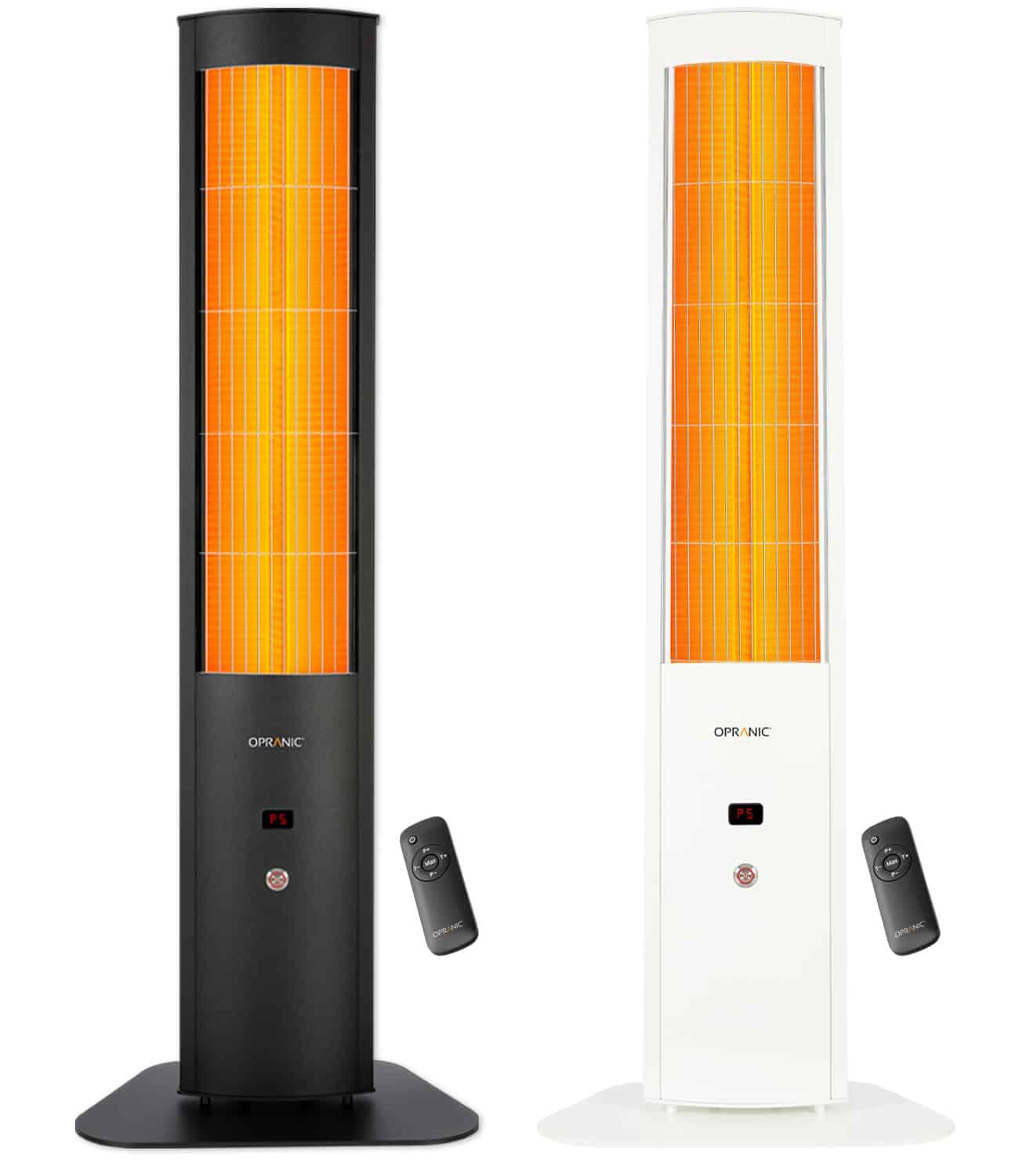 Premium THOR S70 electrical patio heater with full-length aluminum body.