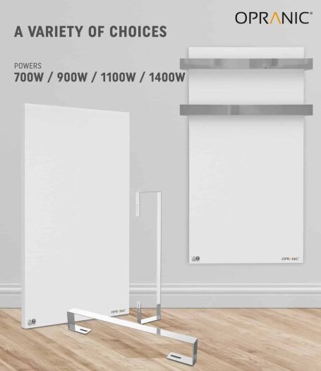 Opranic Infrared Panel heater with Towel holder P5 Serie